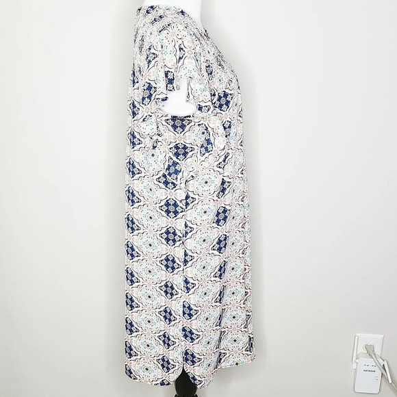 DR2 Daniel Rainn Boho Medallion Print Dress M - Picture 3 of 6